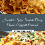 Irresistible Spicy Southern Cheesy Chicken Spaghetti Casserole