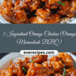 3-Ingredient Orange Chicken (Orange Marmalade BBQ)