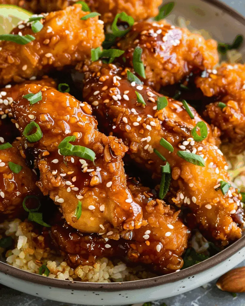 Baked Crunchy Hot Honey Chicken