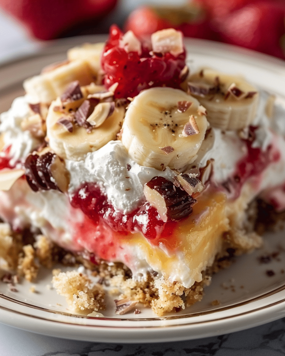 Banana Split Dump Cake