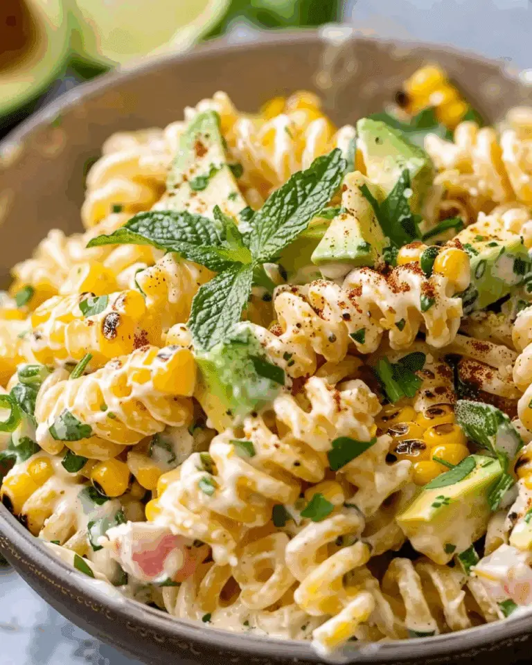 Creamy Street Corn Pasta Salad