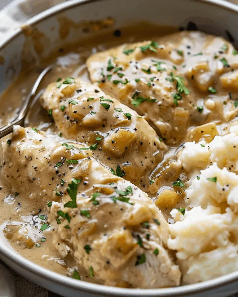 Easy Crockpot Chicken and Gravy