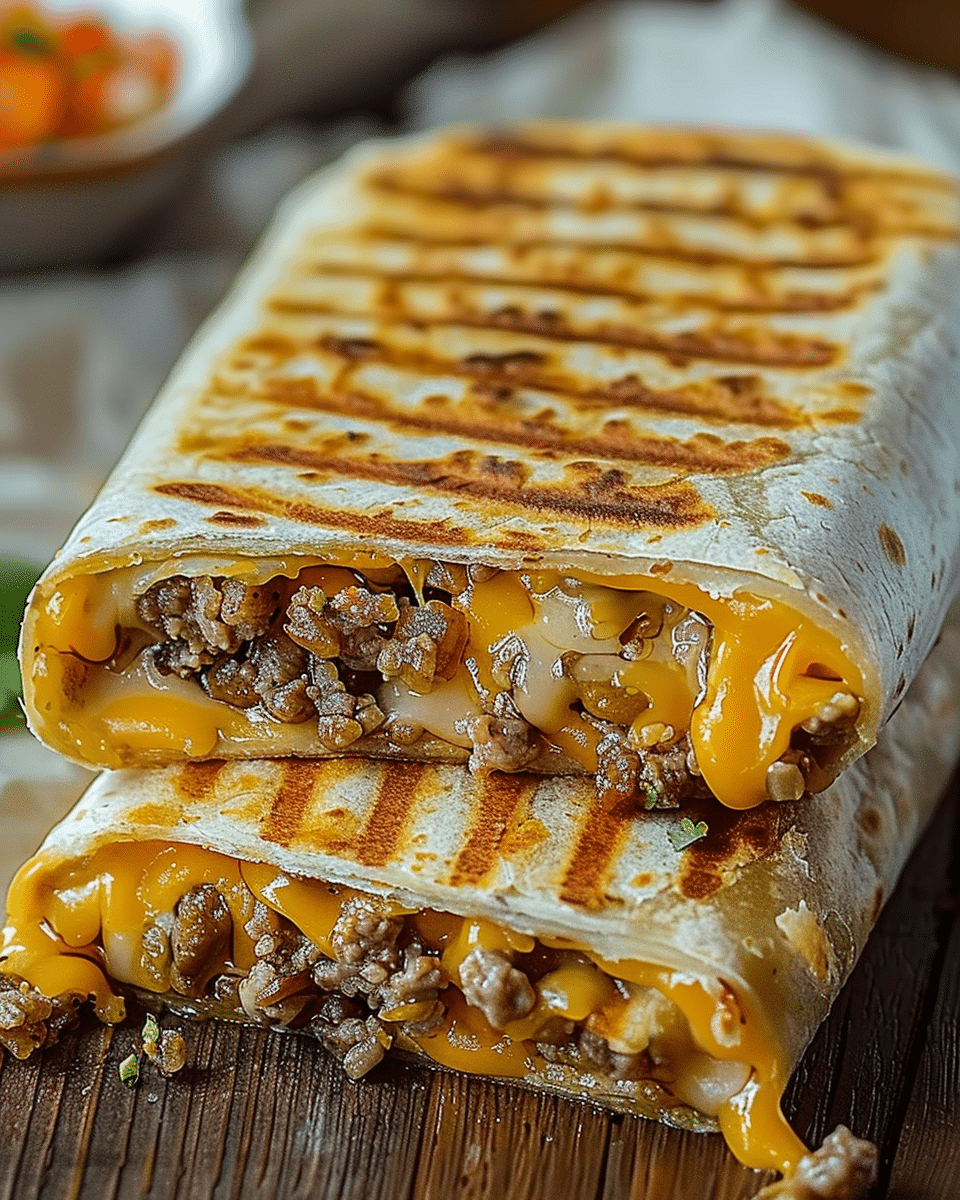 Easy Grilled Cheese Burrito (Taco Bell Copycat)