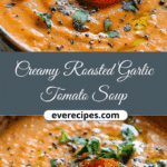 Creamy Roasted Garlic Tomato Soup