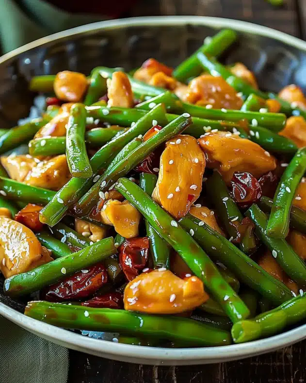 Chicken and Green Bean Stir-Fry