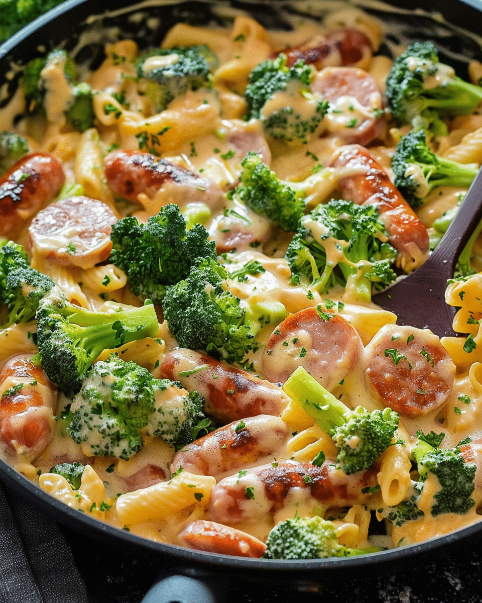 Creamy Kielbasa Broccoli Skillet (30 Minutes Ultimate Delicious)
