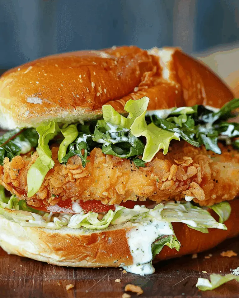 Crispy Chicken Caesar Sandwich