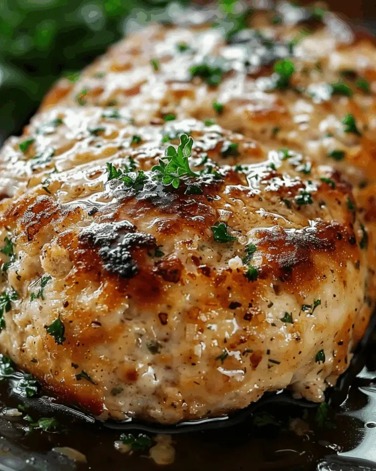 Garlic Parmesan Chicken Meatloaf