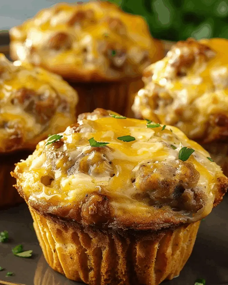 Sausage Muffins with Bisquick