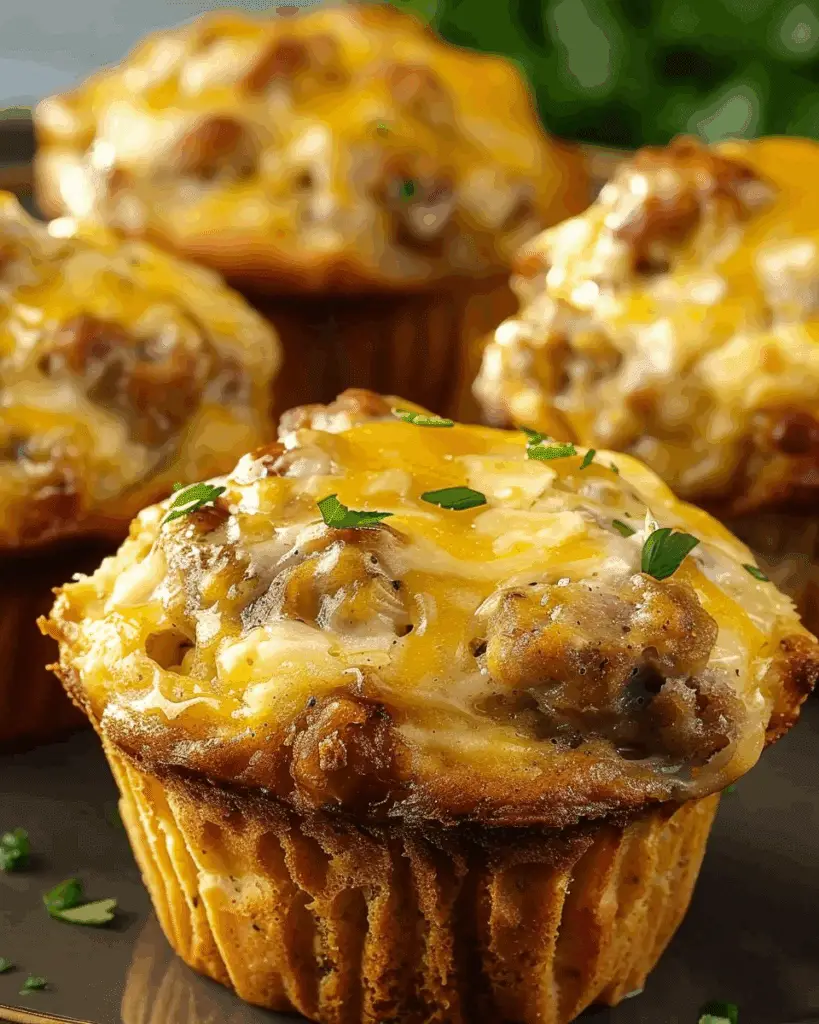 Sausage Muffins with Bisquick