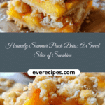 Heavenly Summer Peach Bars: A Sweet Slice of Sunshine