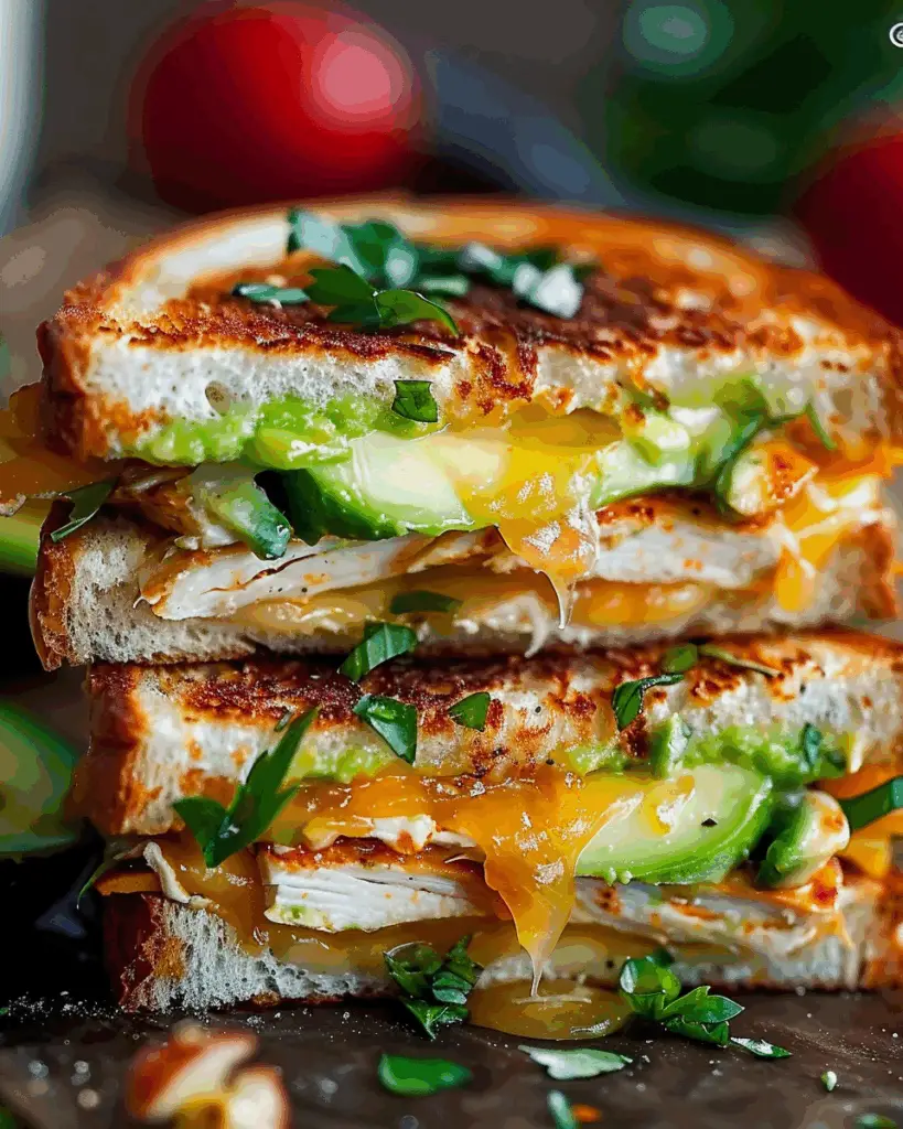 Chicken Avocado Melt Sandwich