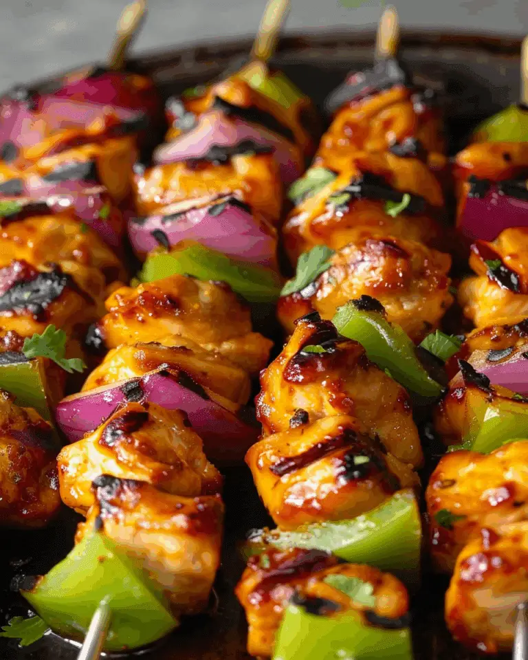 Hawaiian Chicken Kebabs