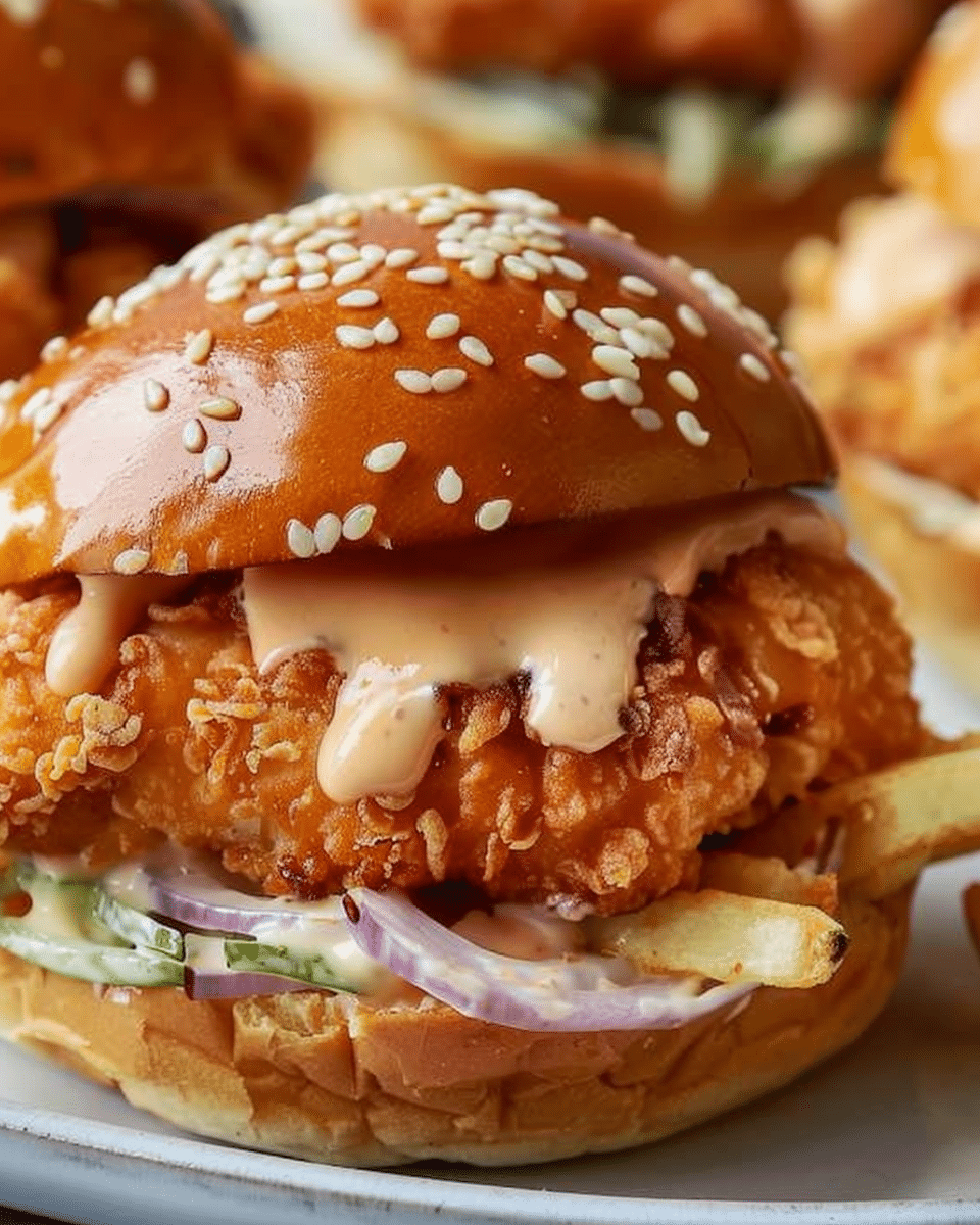 Bang Bang Chicken Sliders