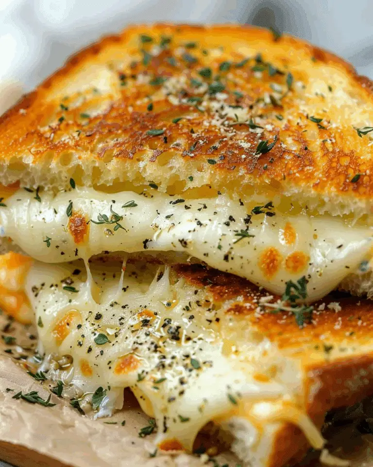 Garlic Bread Grilled Cheese