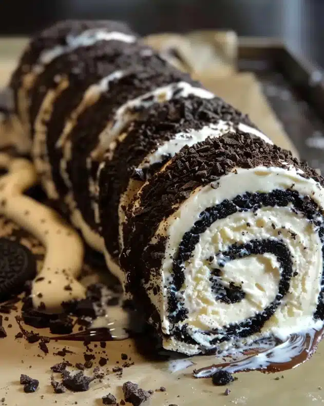 Oreo Cream Chocolate Roll