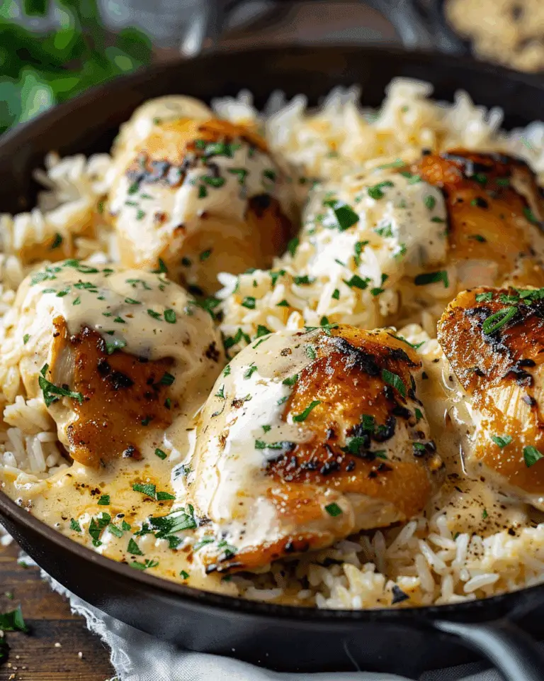 Sizzle Up Creamy Smothered Chicken And Rice