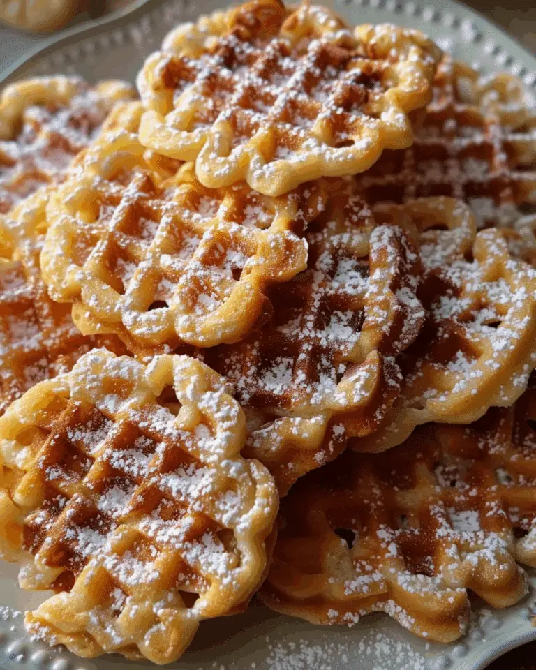 Crisp Italian Waffle Cookies with a Twist