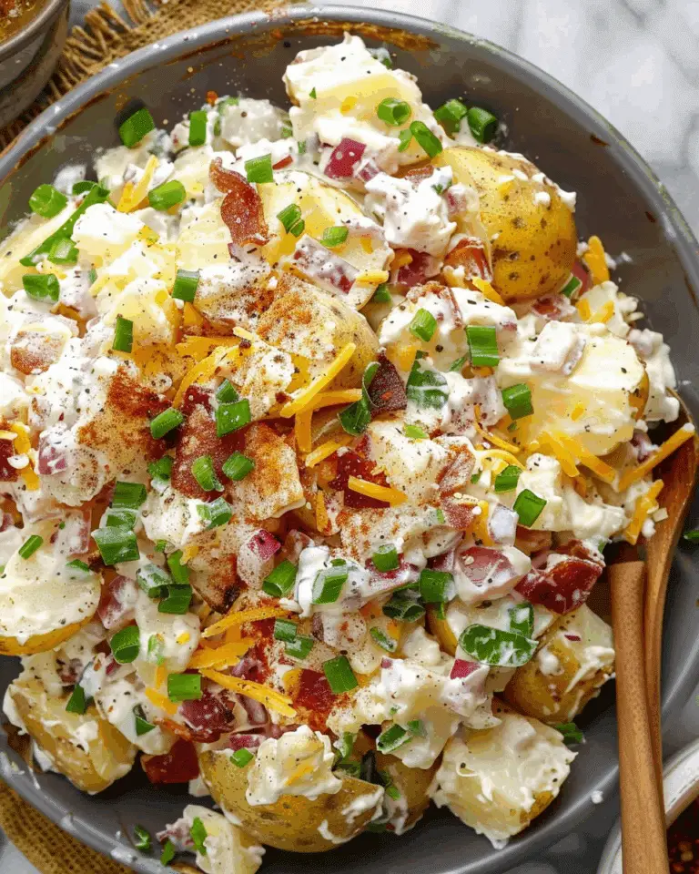 Delicious Loaded Baked Potato Salad