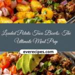 Loaded Potato Taco Bowl Meal Prep