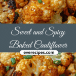 Sweet and Spicy Baked Cauliflower