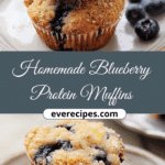Homemade Blueberry Protein Muffins