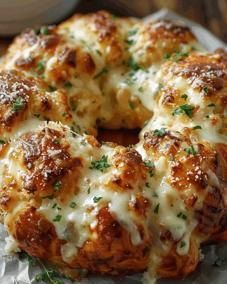 Chicken Alfredo Monkey Bread