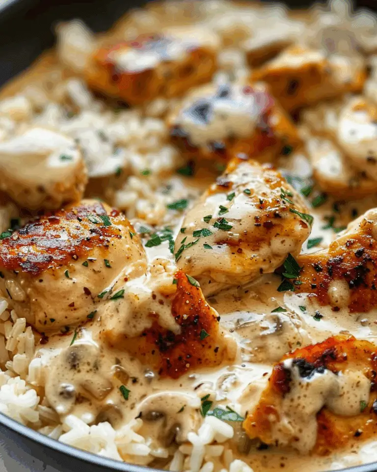 Creamy Smothered Chicken and Rice