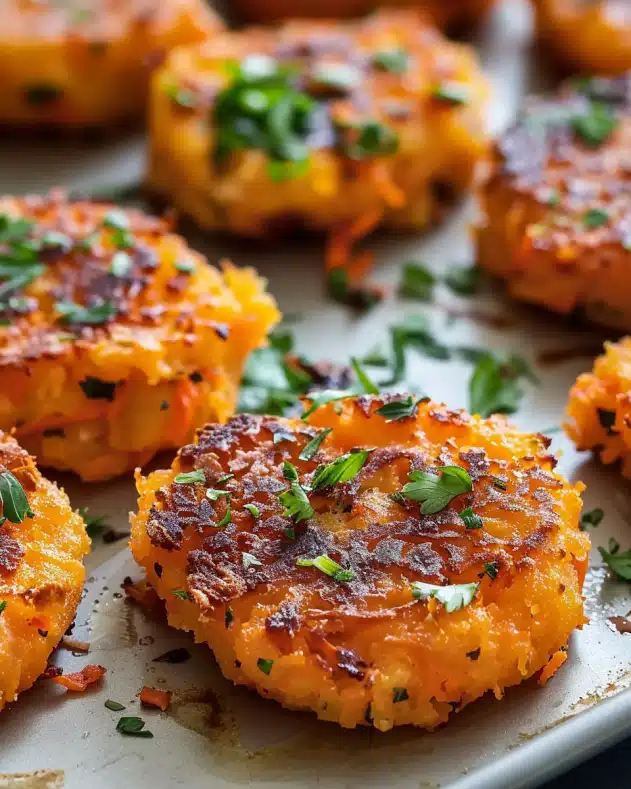Crispy Smashed Carrot Bites