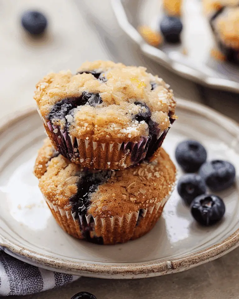 Homemade Blueberry Protein Muffins