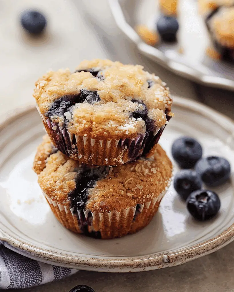 Homemade Blueberry Protein Muffins