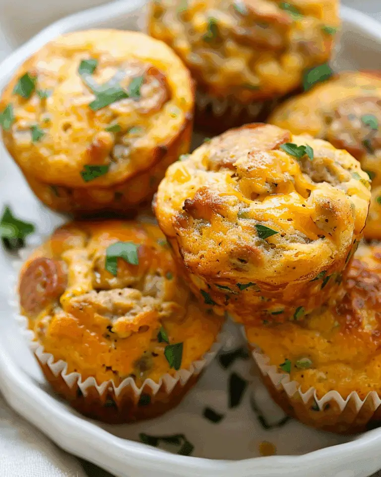 Sausage Pancake Muffins (High Protein)