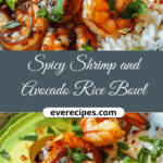 Spicy Shrimp and Avocado Rice Bowl