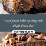 1-Bowl Peanut Butter Cup Dump Cake