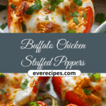 Buffalo Chicken Stuffed Peppers
