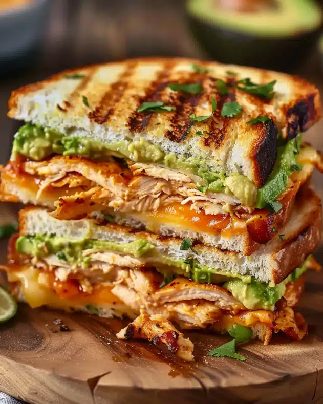 Chicken Avocado Melt Sandwich