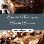 Espresso Mascarpone Ricotta Brownies
