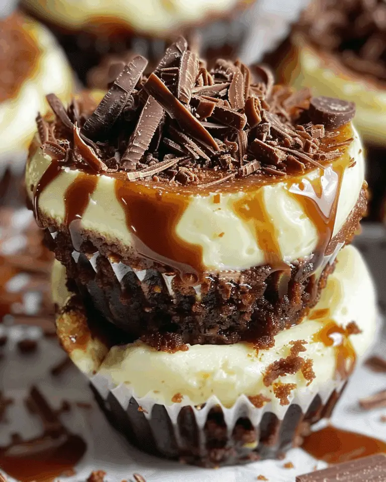 Loaded Brownie Cheesecake Cups