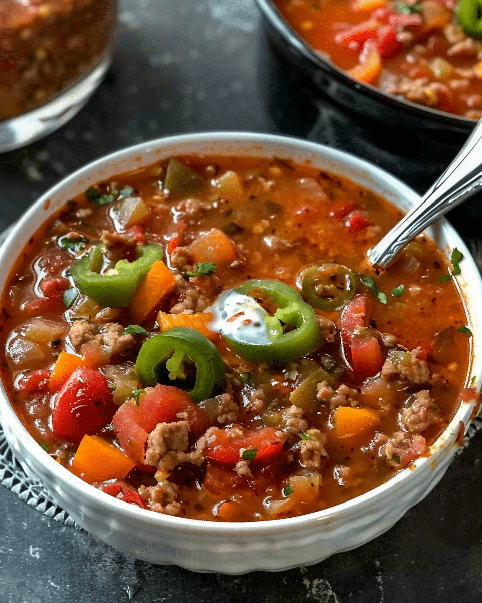 Stuffed Pepper Soup