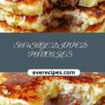 SAUSAGE DIPPED PANCAKES