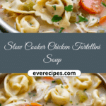 Slow Cooker Chicken Tortellini Soup