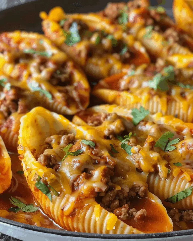 Cheesy Taco Stuffed Shells