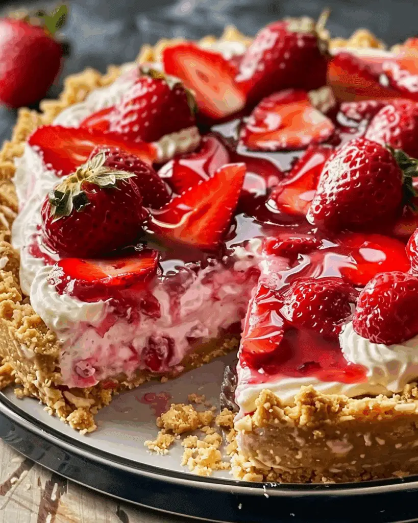 Strawberry Cheesecake Dump Cake
