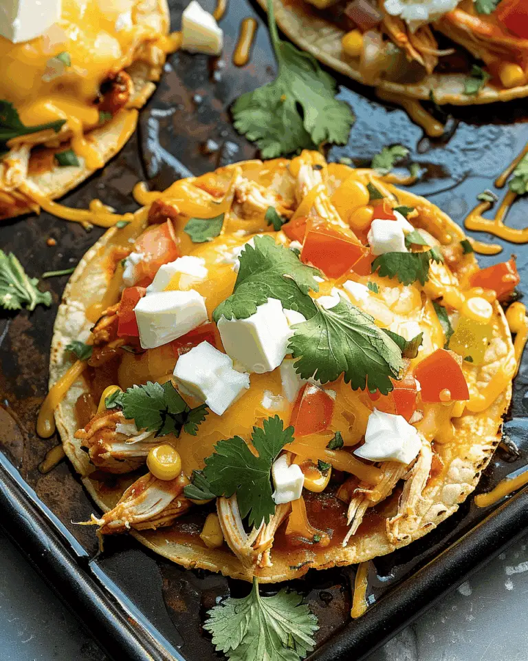 Mexican Rotisserie Chicken Tostadas