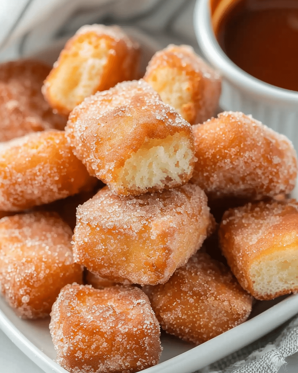 Sweet Air Fryer Churro Bites
