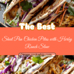Sheet Pan Chicken Pitas with Herby Ranch Slaw