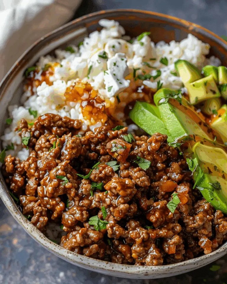 Ground Beef Hot Honey Bowl Recipe Everyone’s Craving Right Now