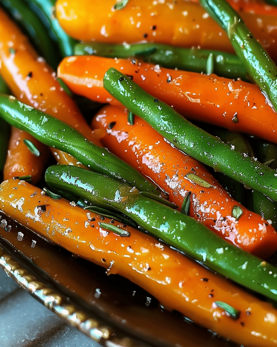 Honey Glazed Carrots & Green Beans