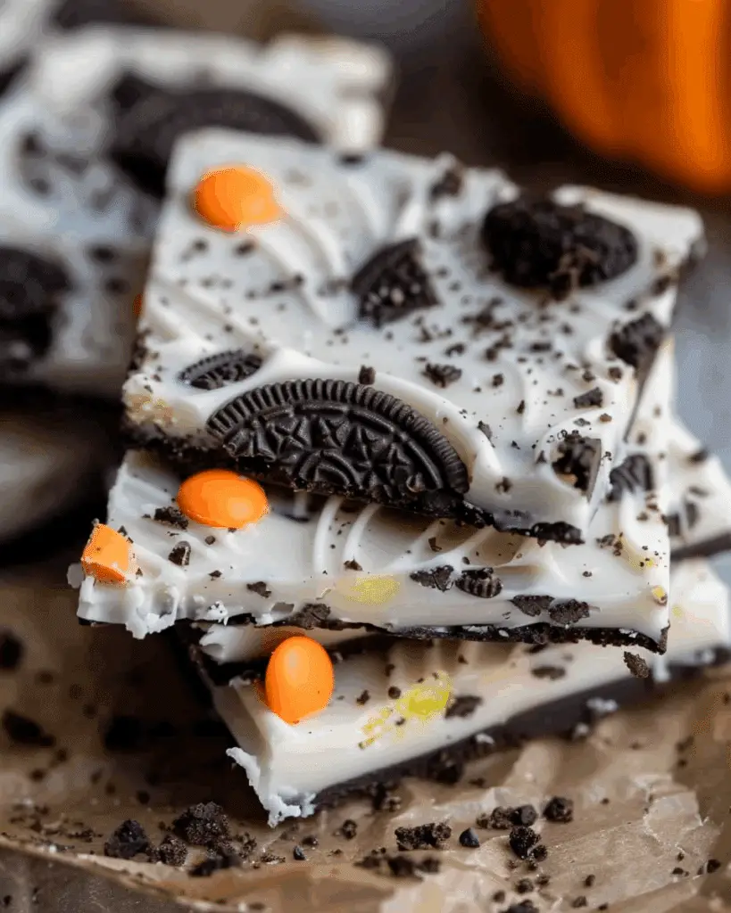 Spooky Halloween Oreo Bark