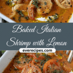 Baked Italian Shrimp with Lemon